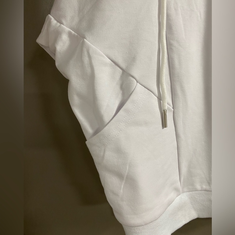 White Zip-Up Jacket - Picture 2 of 3